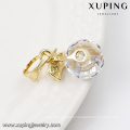 32281 xuping 14k gold plated diamond fish pendant